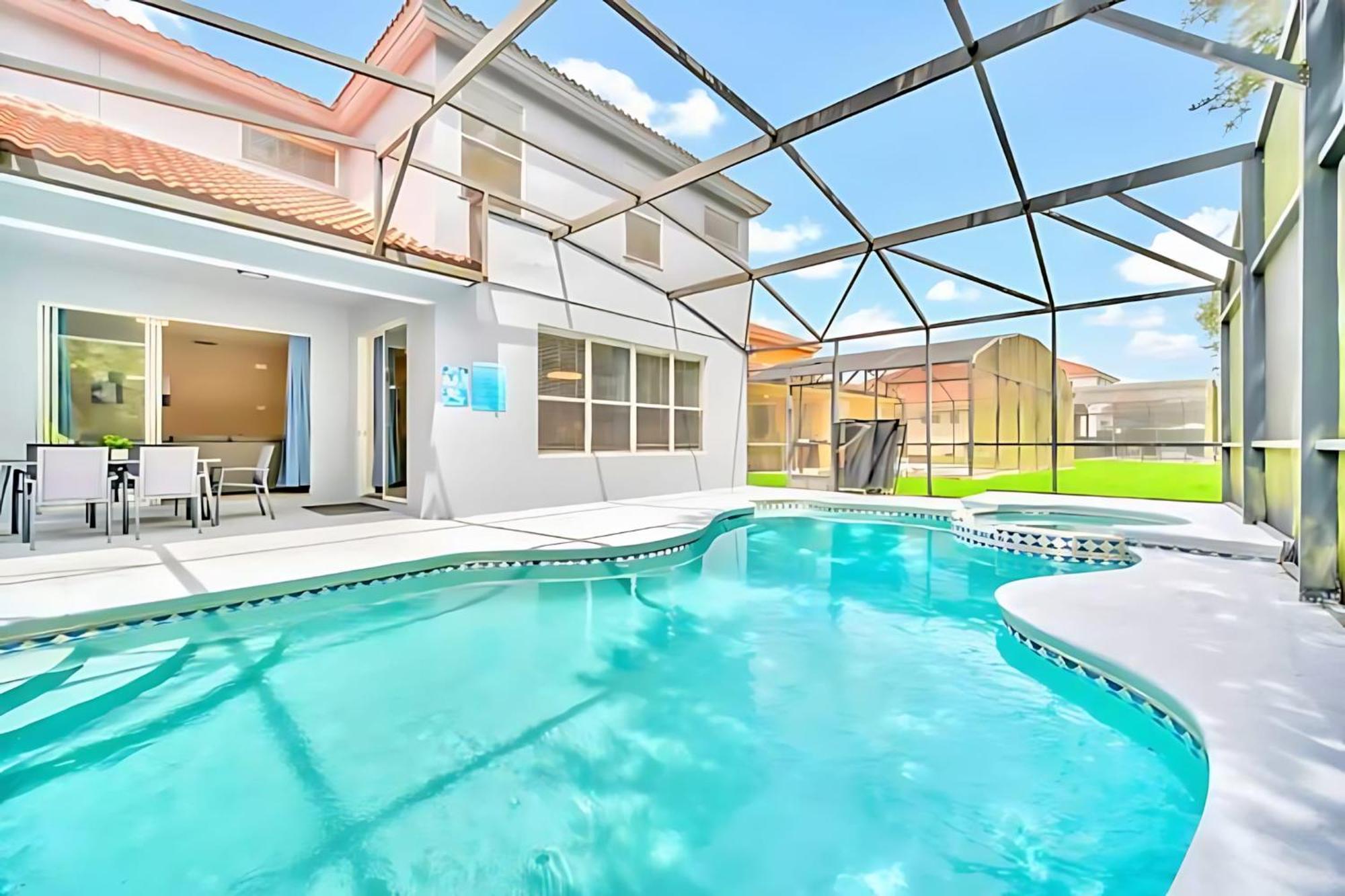 6Br Resort Home Near Disney - With Private Pool Hot Tub And Games Room Киссимми Экстерьер фото