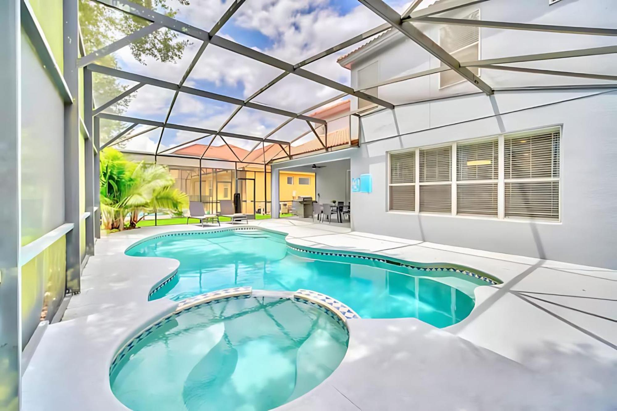 6Br Resort Home Near Disney - With Private Pool Hot Tub And Games Room Киссимми Экстерьер фото