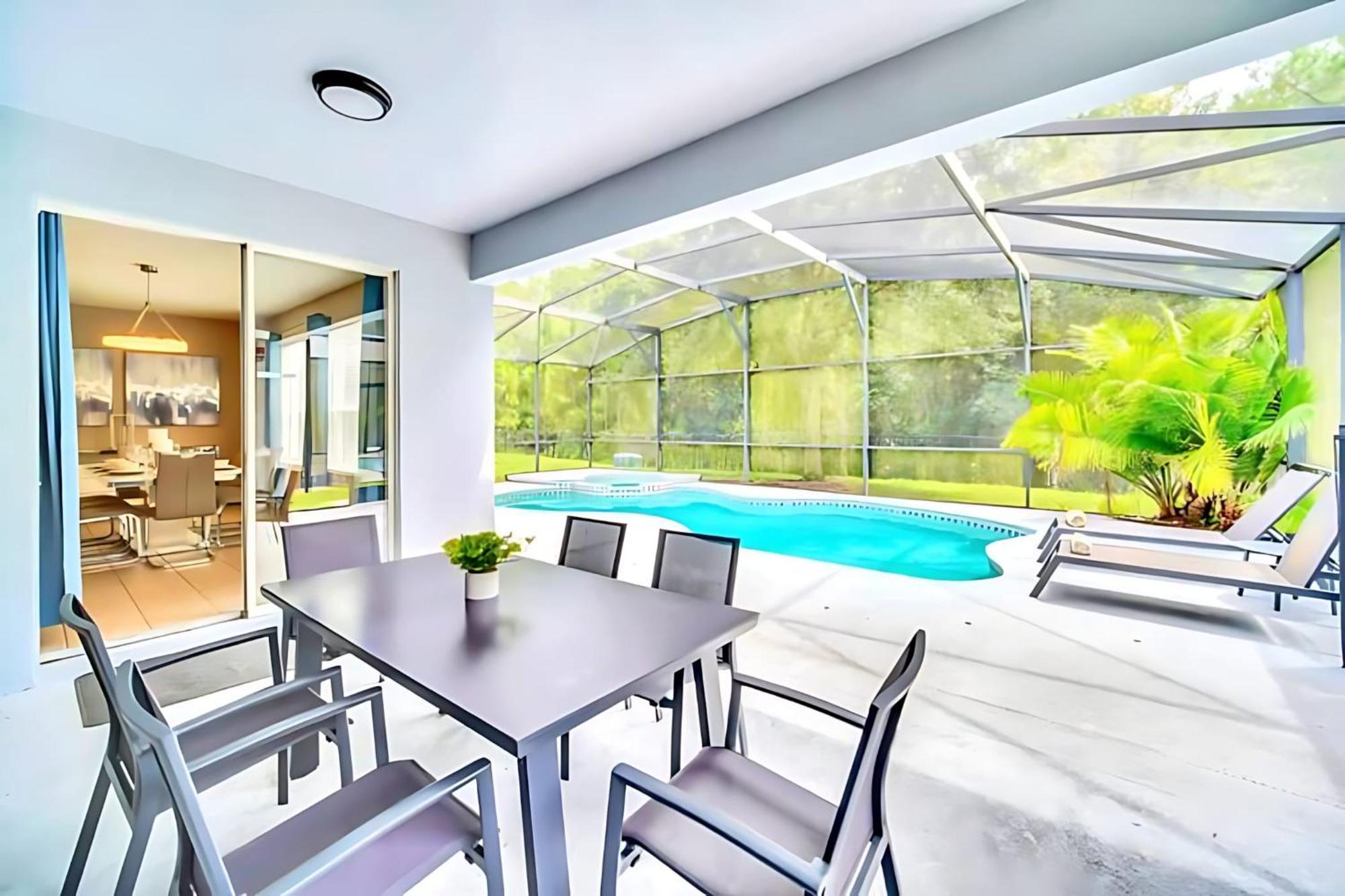 6Br Resort Home Near Disney - With Private Pool Hot Tub And Games Room Киссимми Экстерьер фото